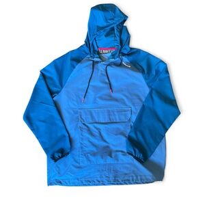 Water Resistant Windbreaker Pocket Jacket Men's (L) Blue Gorpcore Techwear NWOT